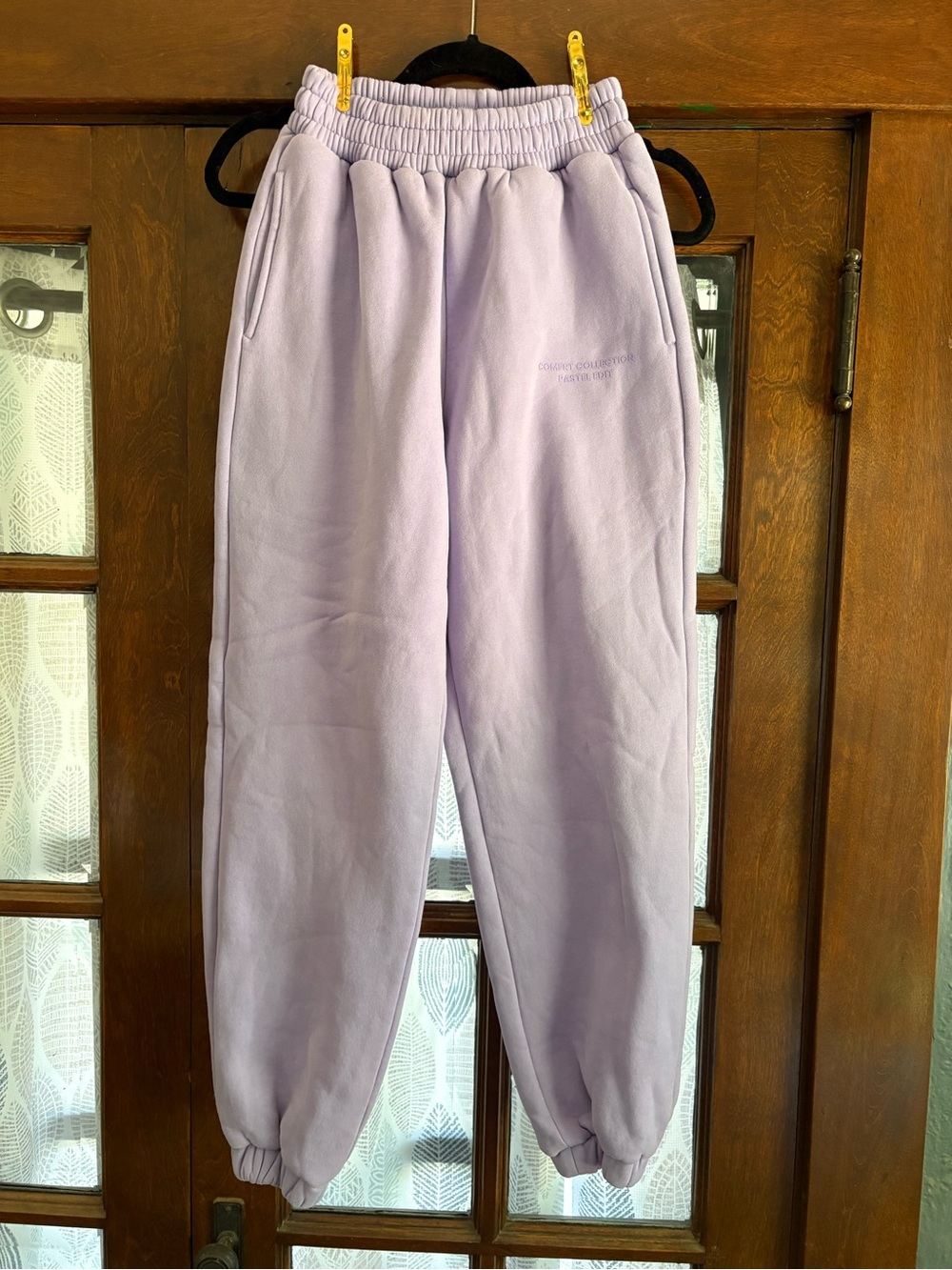 Comfrt Collection Pastel Edit Lavender Pastel Sweatpants Joggers - Picture 3 of 6